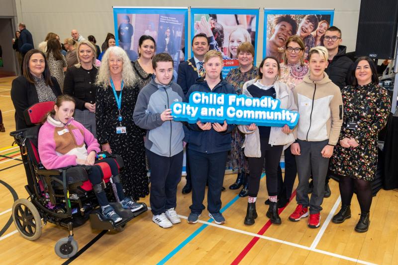 UNICEF child friendly status celebrated by youth at Derry event