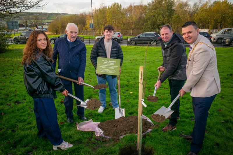 National Trust "Tree of Hope" planted in memory of John Gallagher