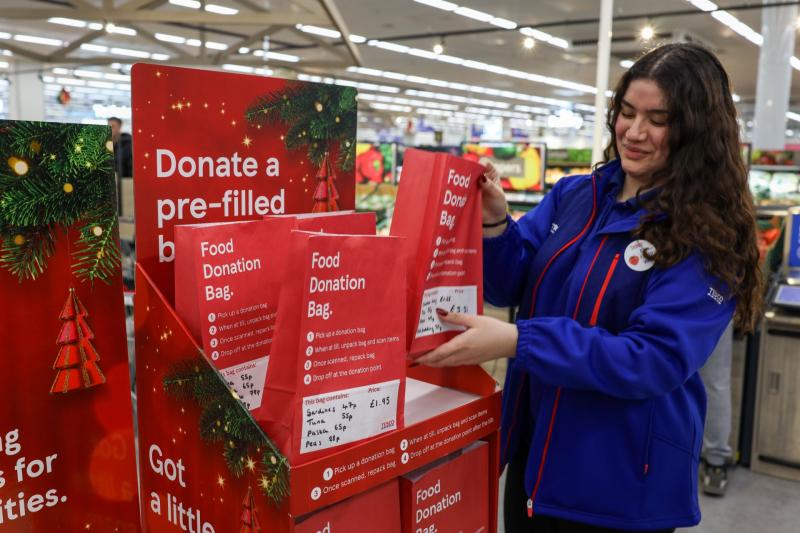 Derry Tesco customers urged to donate to annual winter food collection as demand for Foyle Foodbank soars