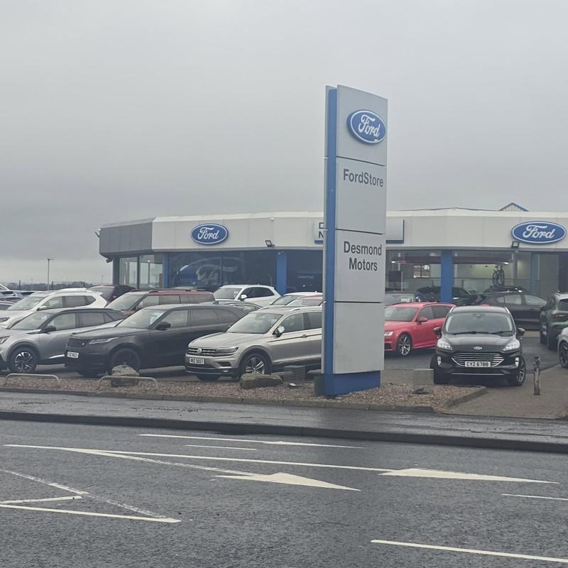 Desmond Motors  - site of proposed student accomodation in Derry.