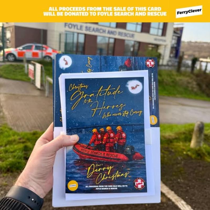 Charity Christmas card launched for Foyle Search and Rescue