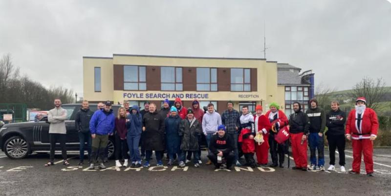 Irish Jetski Club festive Foyle Search and Rescue fundraiser