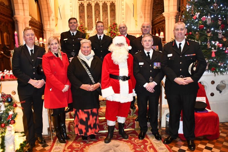 'Blue light' services honoured at annual emergency services carol service in Derry