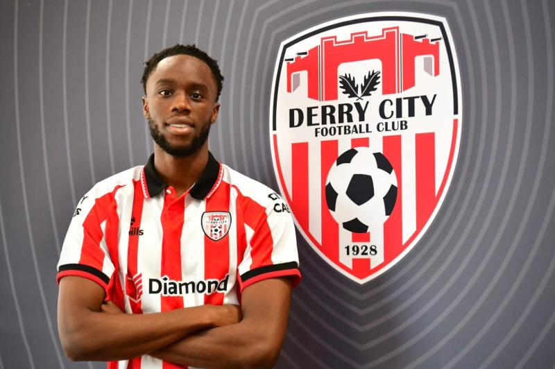 Olayinka excited for "club with ambition" after joining Derry City