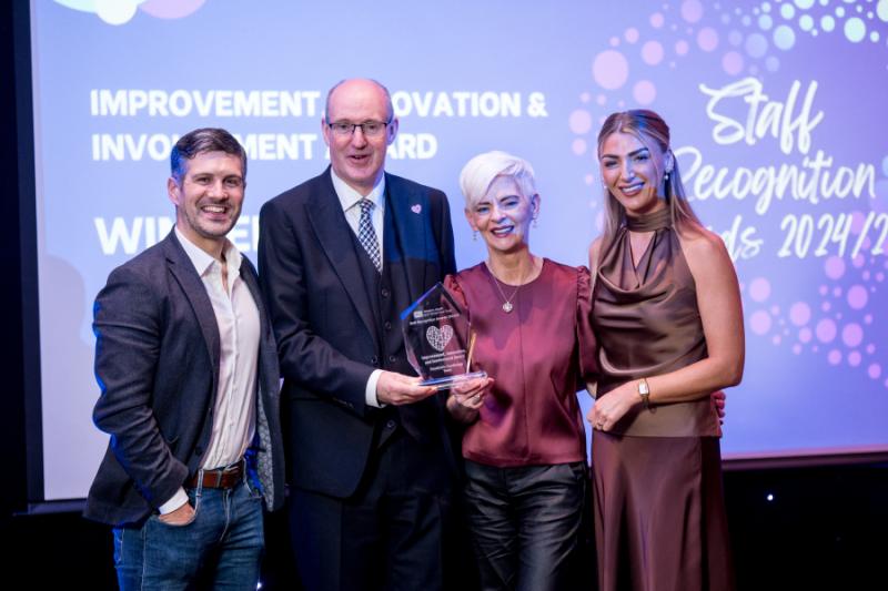 Altnagelvin's Paediatric Cardiology team honoured at Western Trust staff recognition awards