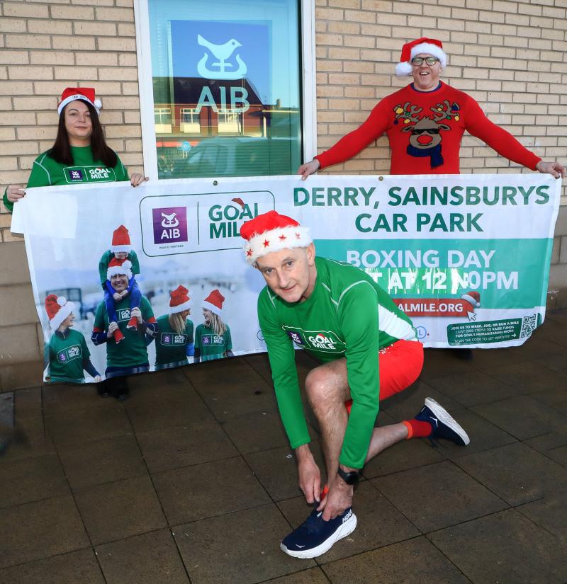 Derry people urged to 'step up' as Boxing Day GOAL Mile returns to the city