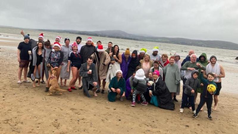 New charity which aims to help families affected by suicide with practical and financial support will benefit from  annual Christmas dip at Lisfannon.