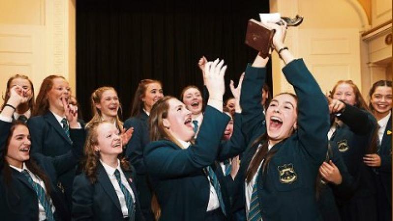 Thornhill College were crowned  winners of the Folens Choir of the Year at this year&rsquo;s RDS Feis Ceoil held in the RDS Concert Hall.