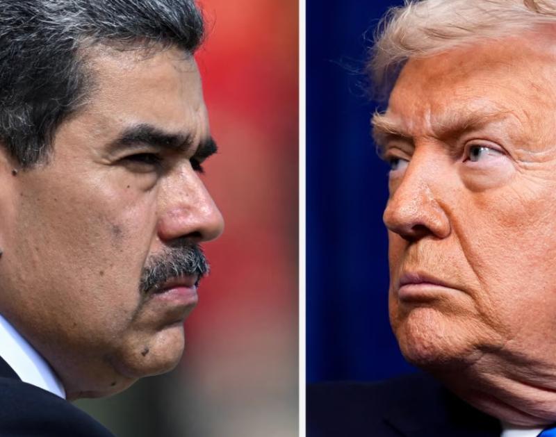 Nicol&aacute;s Maduro, President of Venezuela and US President Donald Trump.