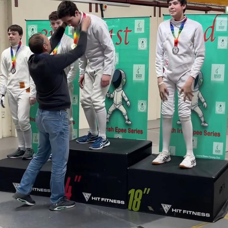 Derry fencer Joshua Garvie takes top honours in U-17 &Eacute;p&eacute;e competition