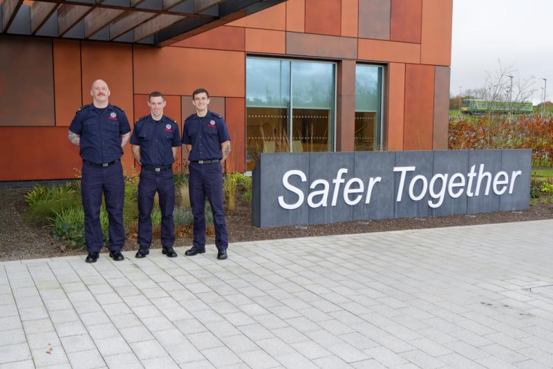 Top trainee recognition for local man as Derry firefighters join the service