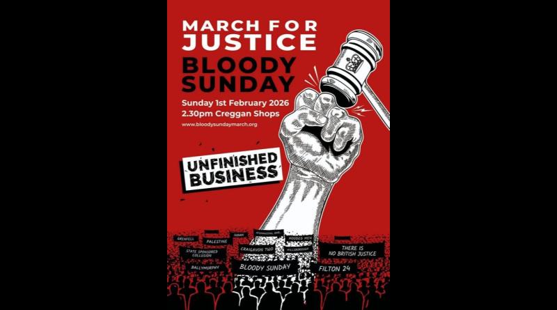 Bloody Sunday March Committee releases 54th anniversary programme of events 