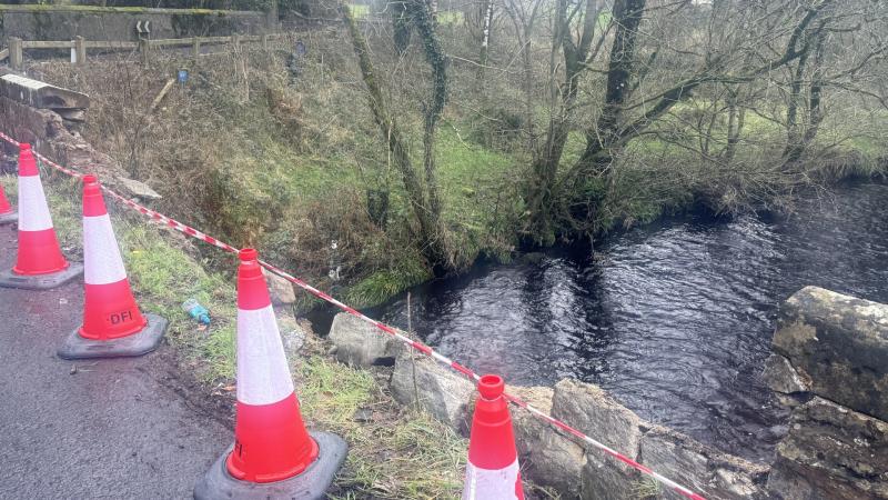 Bridge near Claudy significantly damaged following suspected hit-and-run