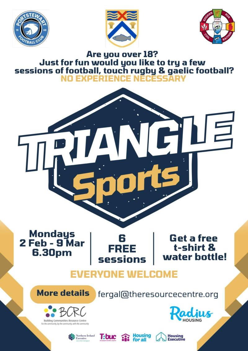 Free &lsquo;Triangle Sports&rsquo; programme launches in County Derry