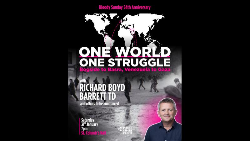 TD Richard Boyd Barrett to speak at Derry public meeting 