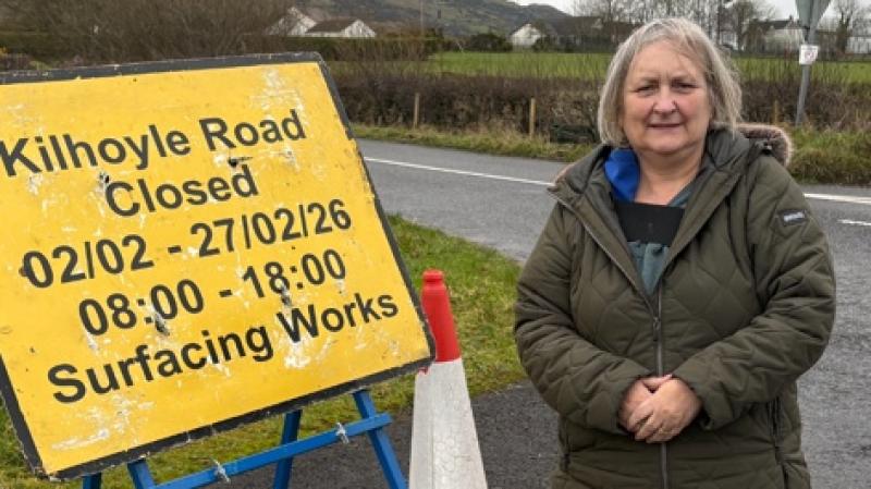 Chivers welcomes start of long awaited roadworks for Kilhoyle Road, Drumsurn