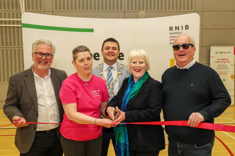 A legenDerry turnout at Foyle Arena for RNIB NI Technology Fair