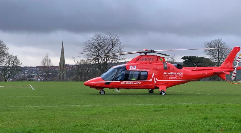 Emergency services respond to report of an injured female in Derry city centre