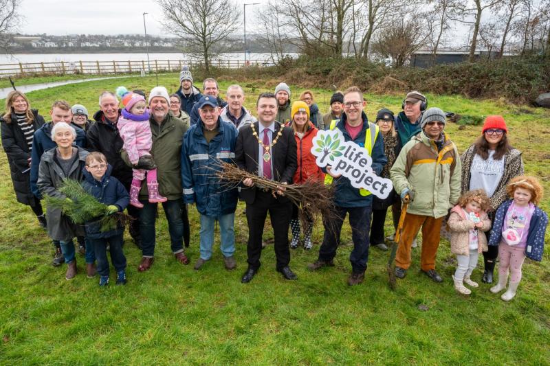 Over 1,000 saplings planted at Derry's Bay Road Tree Planting Day