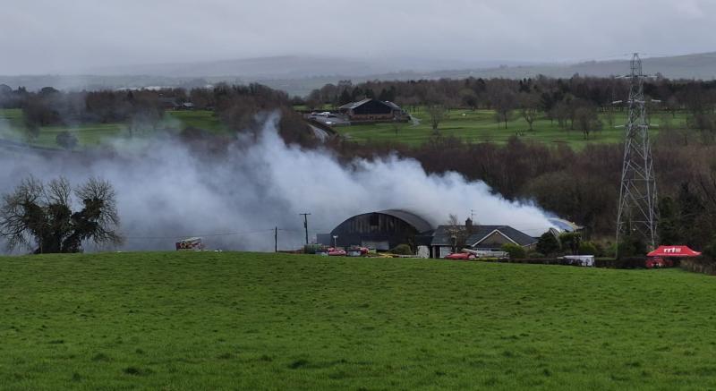 Racecourse Road in Derry closed due to ongoing fire
