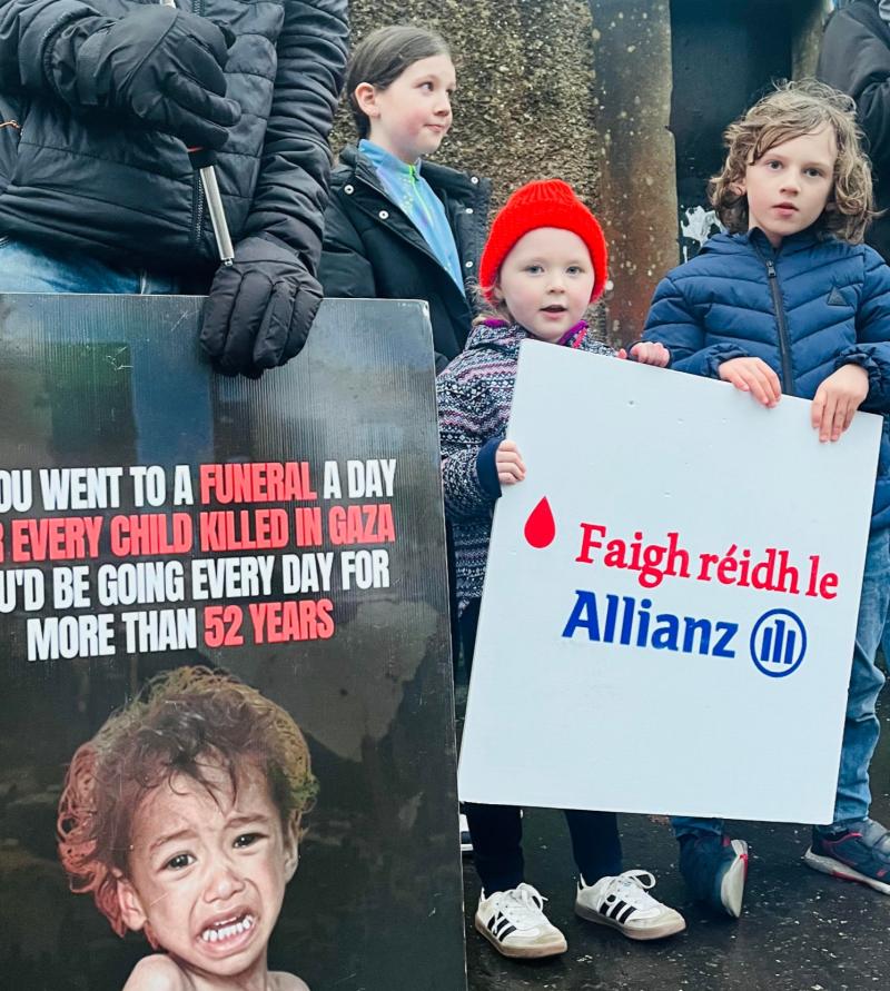 'Drop Allianz' Demonstration at GAA Congress&nbsp;