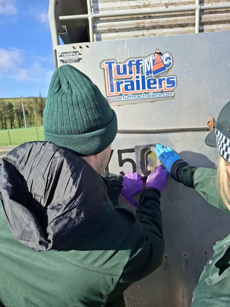 Successful trailer marking day at Craigbane GAC