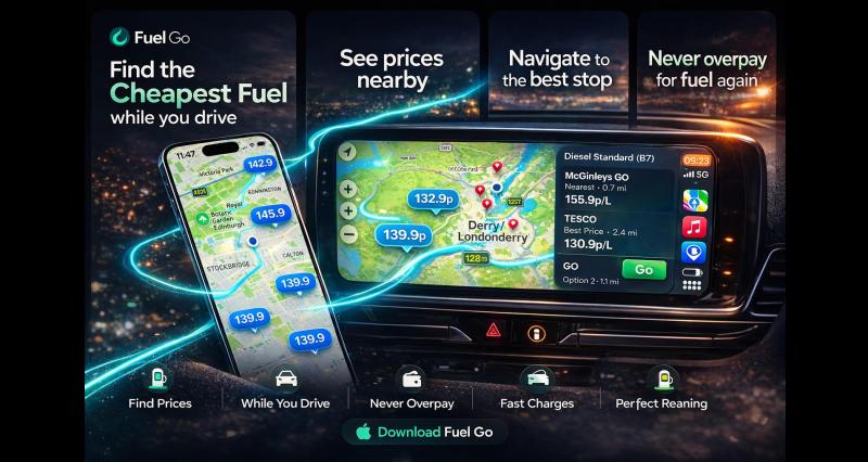 New Fuel Go app saving drivers money by choosing  right petrol station.