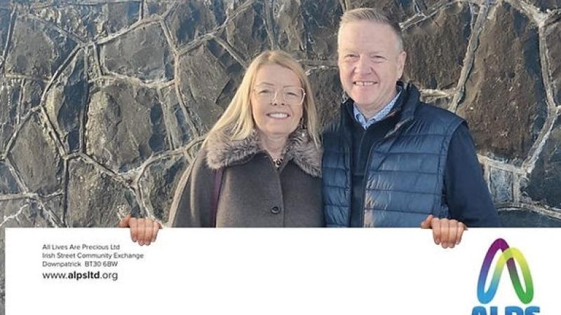 Newbridge couple leave charity 'truly humbled' with their &pound;60k donation