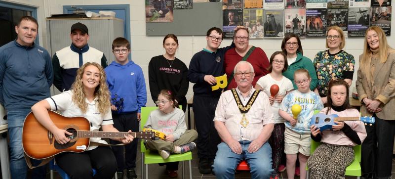 Mayor of Causeway Coast and Glens visits Causeway Down&rsquo;s Syndrome Support Group music therapy session
