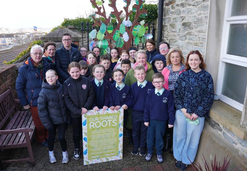Derry children turn local myths into striking oak tree artwork