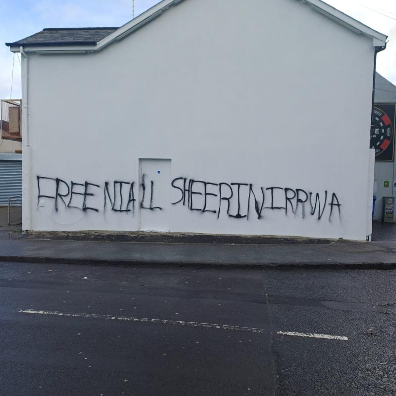 Anger as Sister Clare Crocket mural wall in Derry defaced