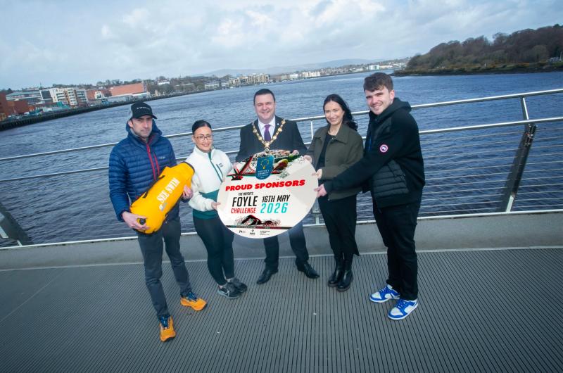 Derry community rallies behind Mayor McHugh for Foyle Challenge