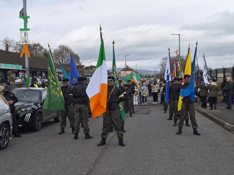 Dissident republican march passes off peacefully in Derry