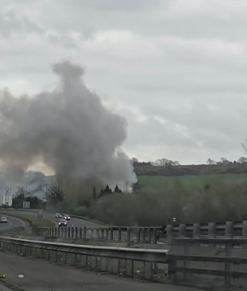 More than 50 firefighters tackling blaze which broke out at scrap metal site
