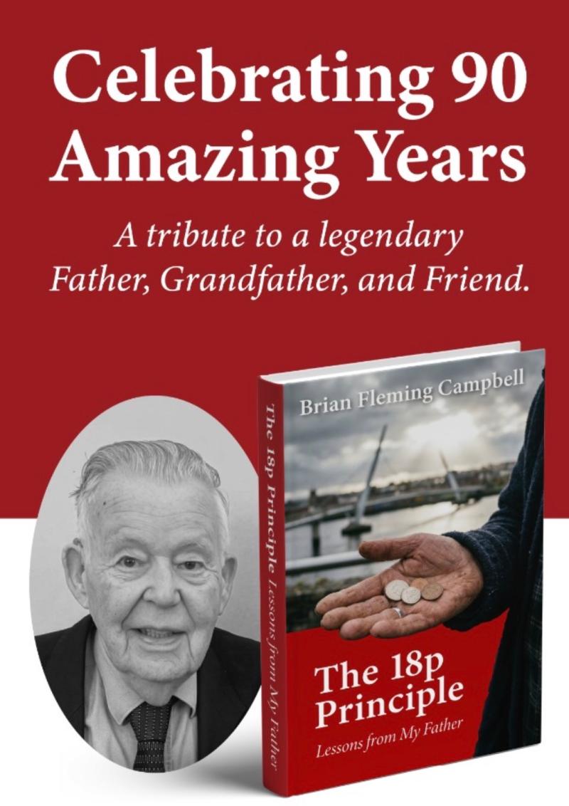 Derry author releases heartfelt book to celebrate father&rsquo;s 90th birthday