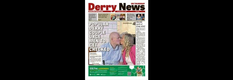 Derry News always  first with the  news  - Front Page  - Thursday,  September 7, 2023.