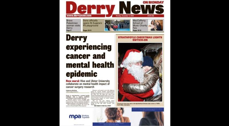 Front Page - Derry Now, December 4, 2023