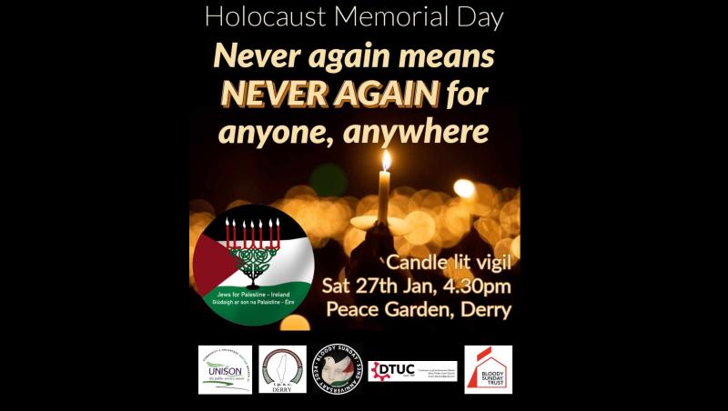 Derry to mark Holocaust Memorial Day 