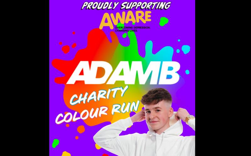 Adam B hosts Charity Colour Run to raise funds for AWARE NI