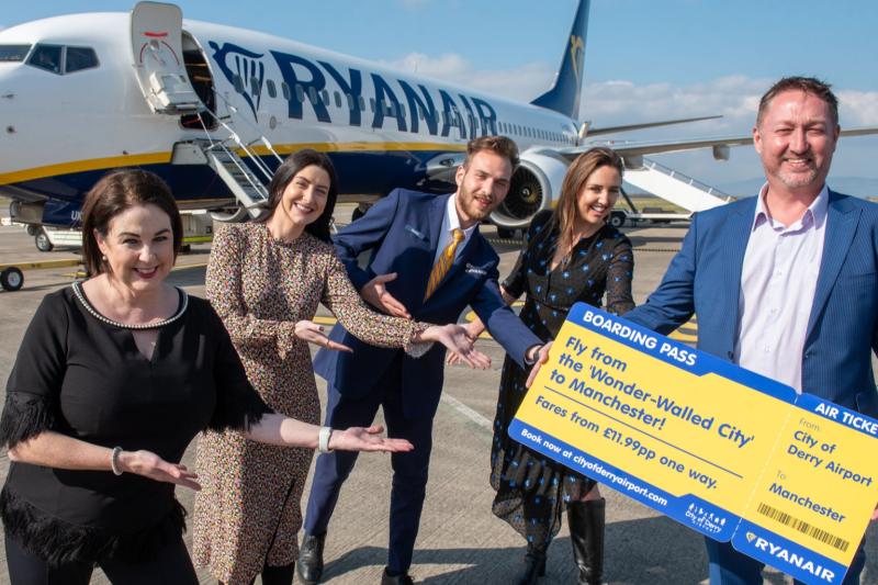 City of Derry Airport Welcomes Increased Ryanair Flights