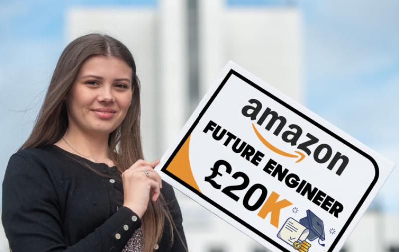 Derry student Clare wins £20K Future Engineering Bursary from Amazon