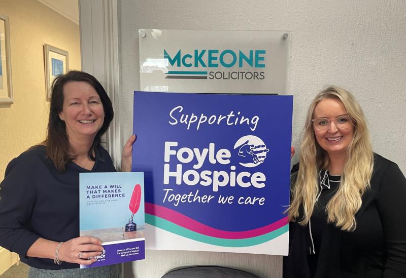 Legal firms across NW donating their time to write and update wills in aid of Foyle Hospice 