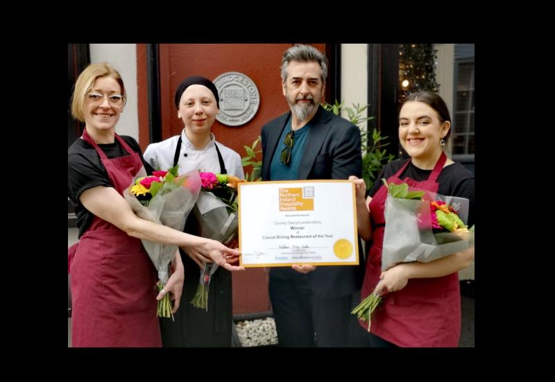 Derry "hidden gem" cafe wins top award at NI Hospitality Awards 2022