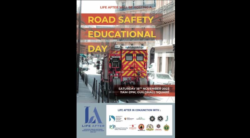Derry's Life After organisation  hosting major road safety educational day in Guildhall