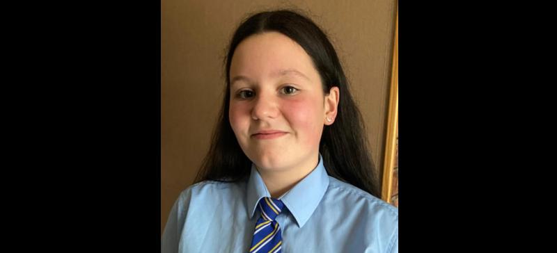 Kaycee Deery  - a pupil at St Mary’s College in Derry named Young Scientist of the Year 2023 for her work developing an environmentally friendly sunscreen