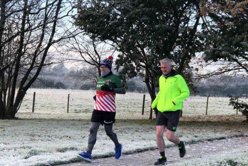 Snow falls as Derry’s Ronan smashes 1,000-day run for Foyle Hospice 
