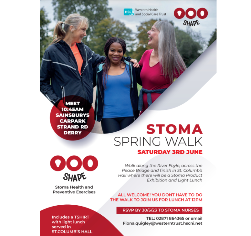 Community invited to annual Stoma Spring Walk 