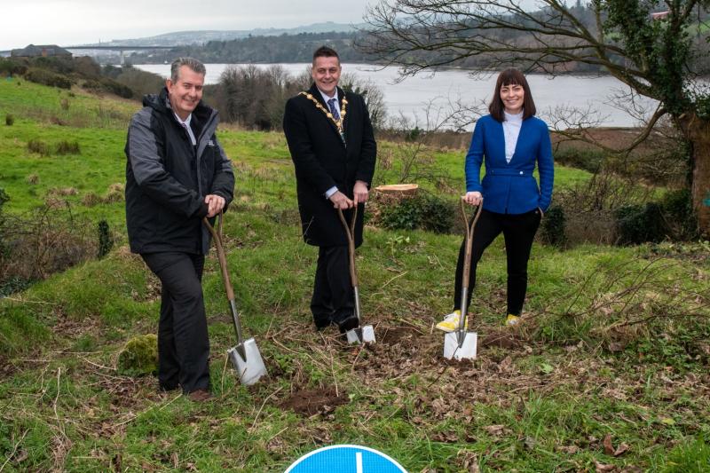 Construction of Strathfoyle Greenway gets underway