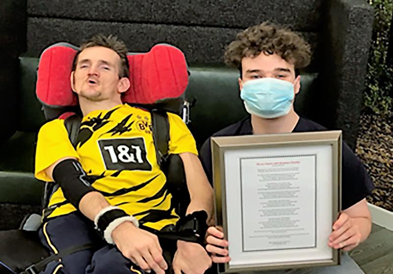 Derry care assistant helps service user achieve his musical dreams