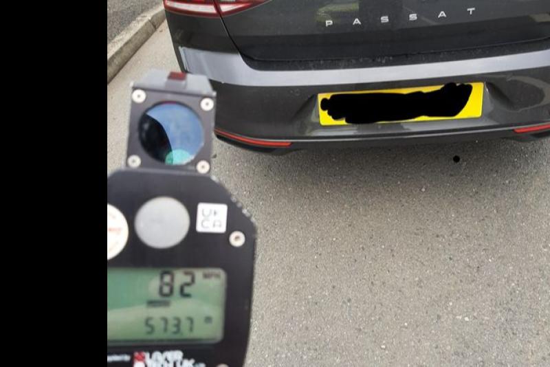 Police catch 15 year old girl driving 82 mph on County Derry dual carriageway